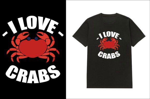 Crab T-Shirt Design 13: Graphics & T-Shirt Designs