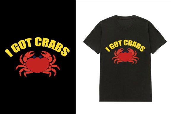 Crab T-Shirt Design 15: Graphics for Trendy Merch