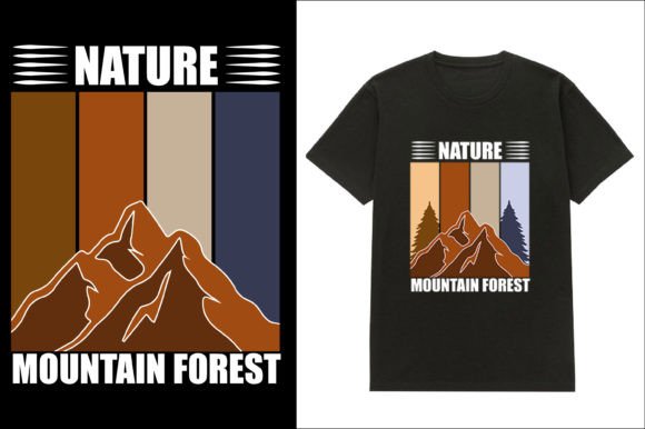 Forest T-shirt Design 06 Graphics