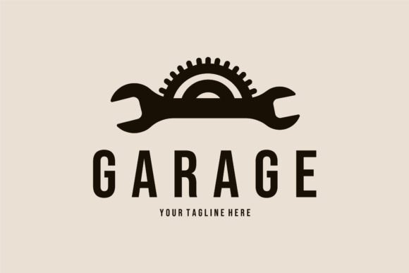 Garage Vintage Logo: Graphics and Logos for Local Business