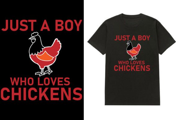 Hen T-shirt Design 01: Graphics & T-Shirt Designs