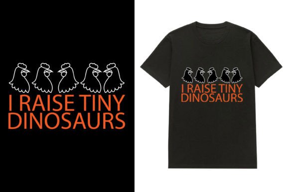Hen T-shirt Design 03: Graphics & T-Shirt Designs