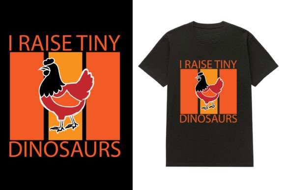 Hen T-shirt Design 05: Graphics & T-Shirt Designs