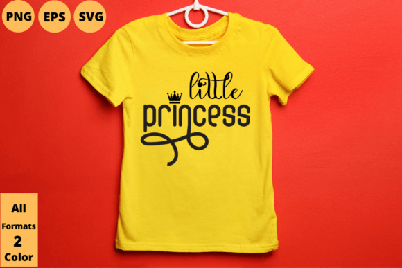 Little Princess T-shirt Design: Graphics for Creative Projects