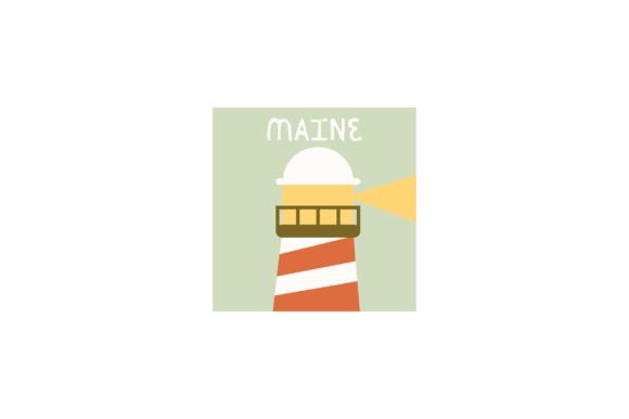 Maine - U.S.A. Sticker for Crafts