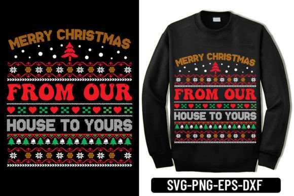Ugly Sweater - Merry Christmas Graphics