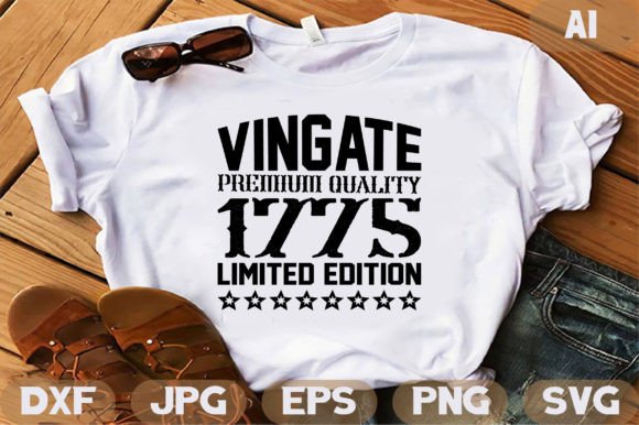 Vintage 1775 Graphics for T-Shirt Designs
