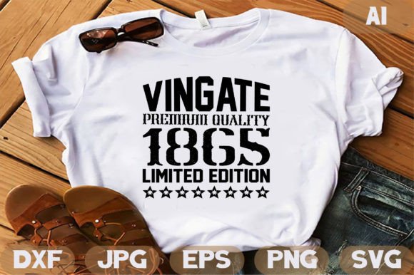 Vintage 1865 Graphics for T-Shirt Designs